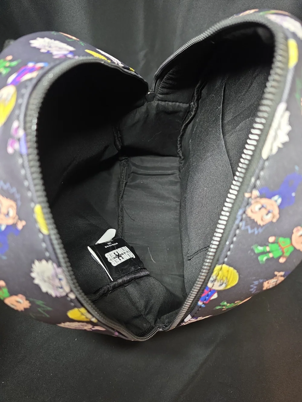 Hunter x Hunter Black Character Print Mini Backpack